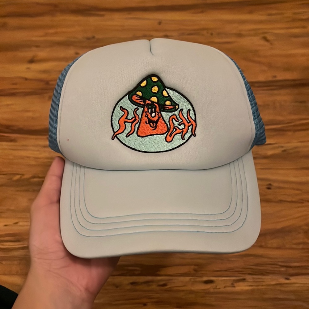 mushroom urban outfitters snapback